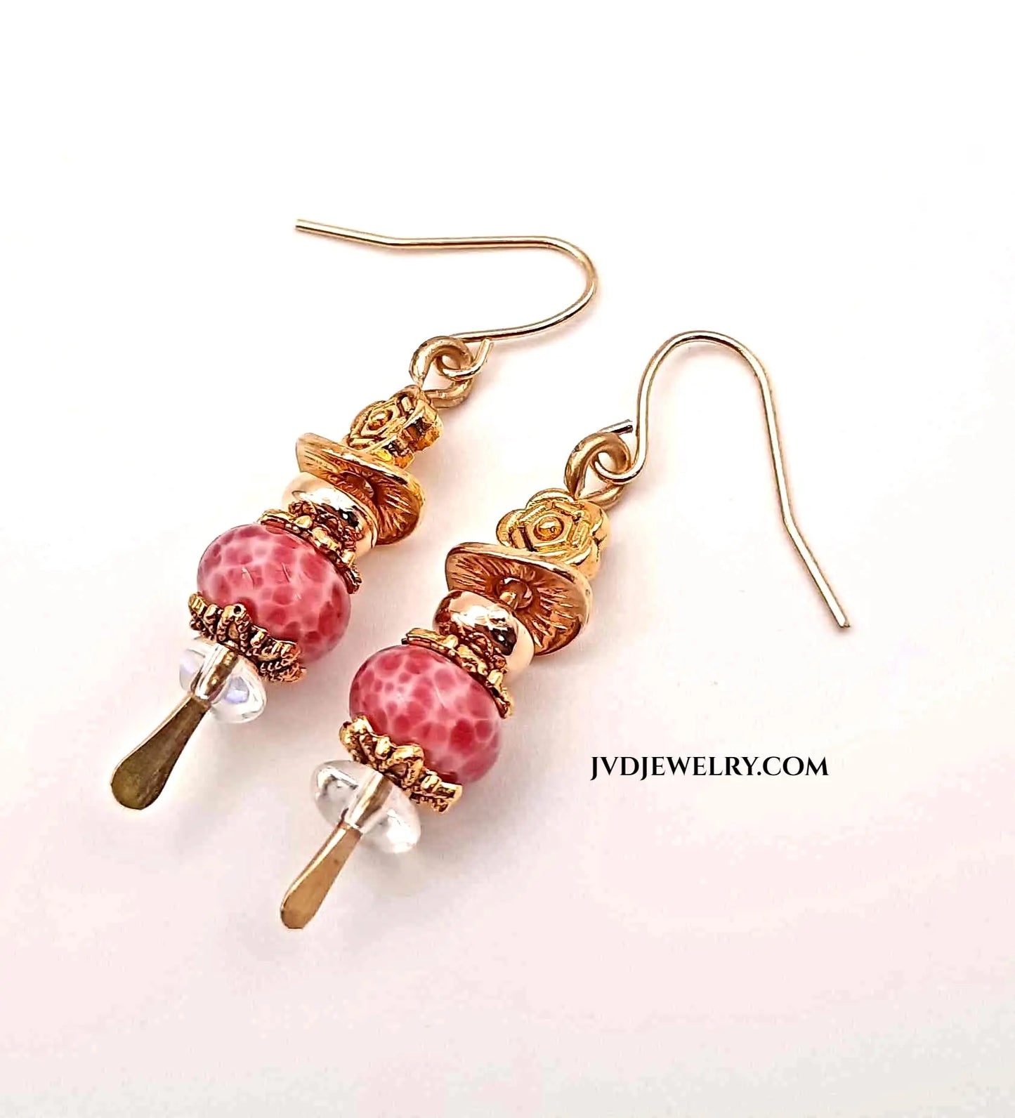 Mini lampwork handcrafted by an Artist Earrings