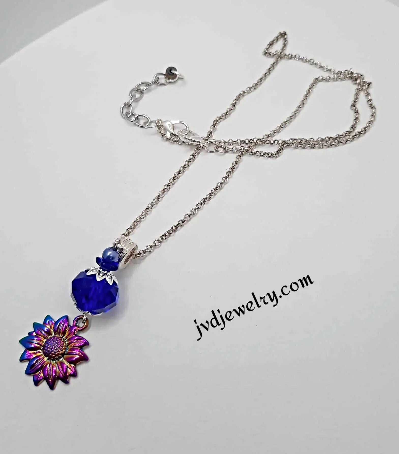 Ion Plating flower Necklace