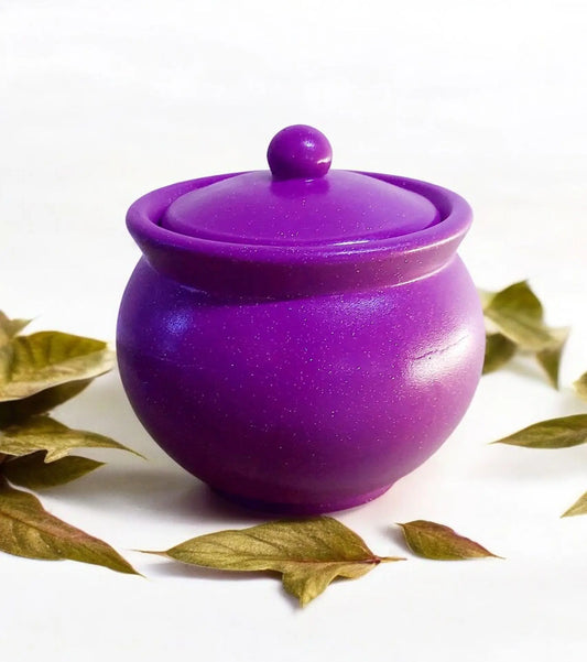 Handmade Resincrete Trinket Jar with Lid by JVD accessories - Image #1