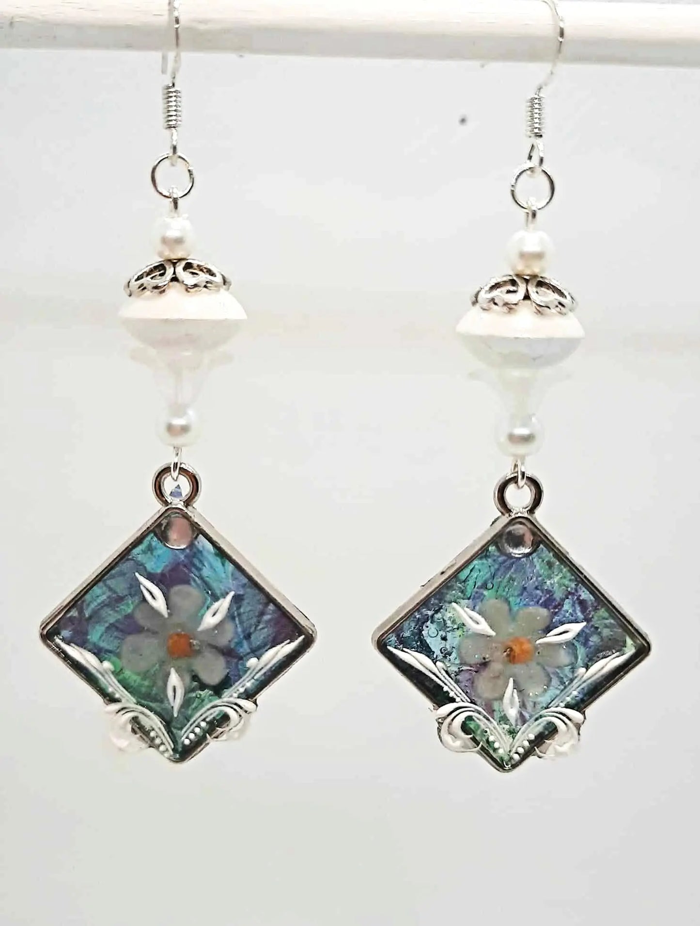 Vintage style handcrafted by Josie Earrings - Image #1