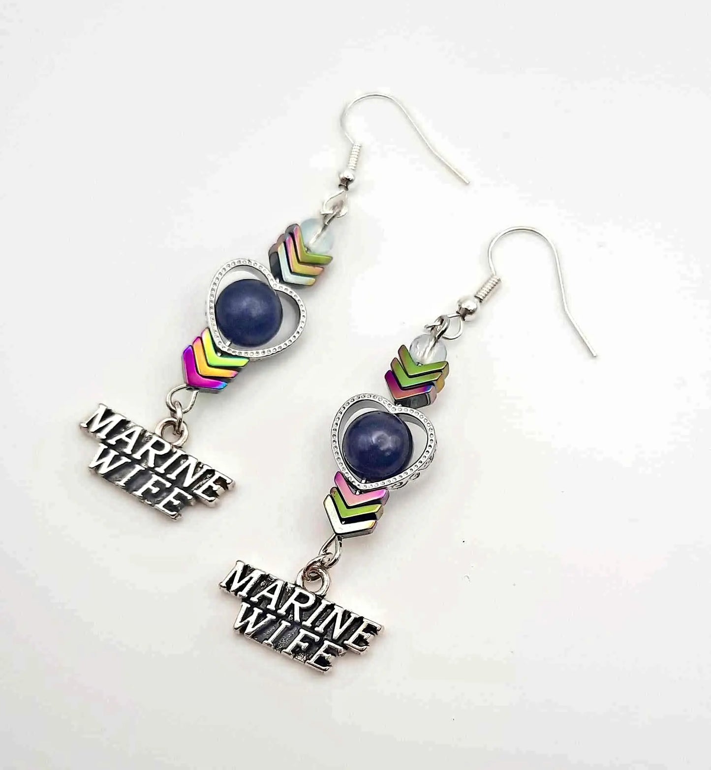 Marine wife earrings