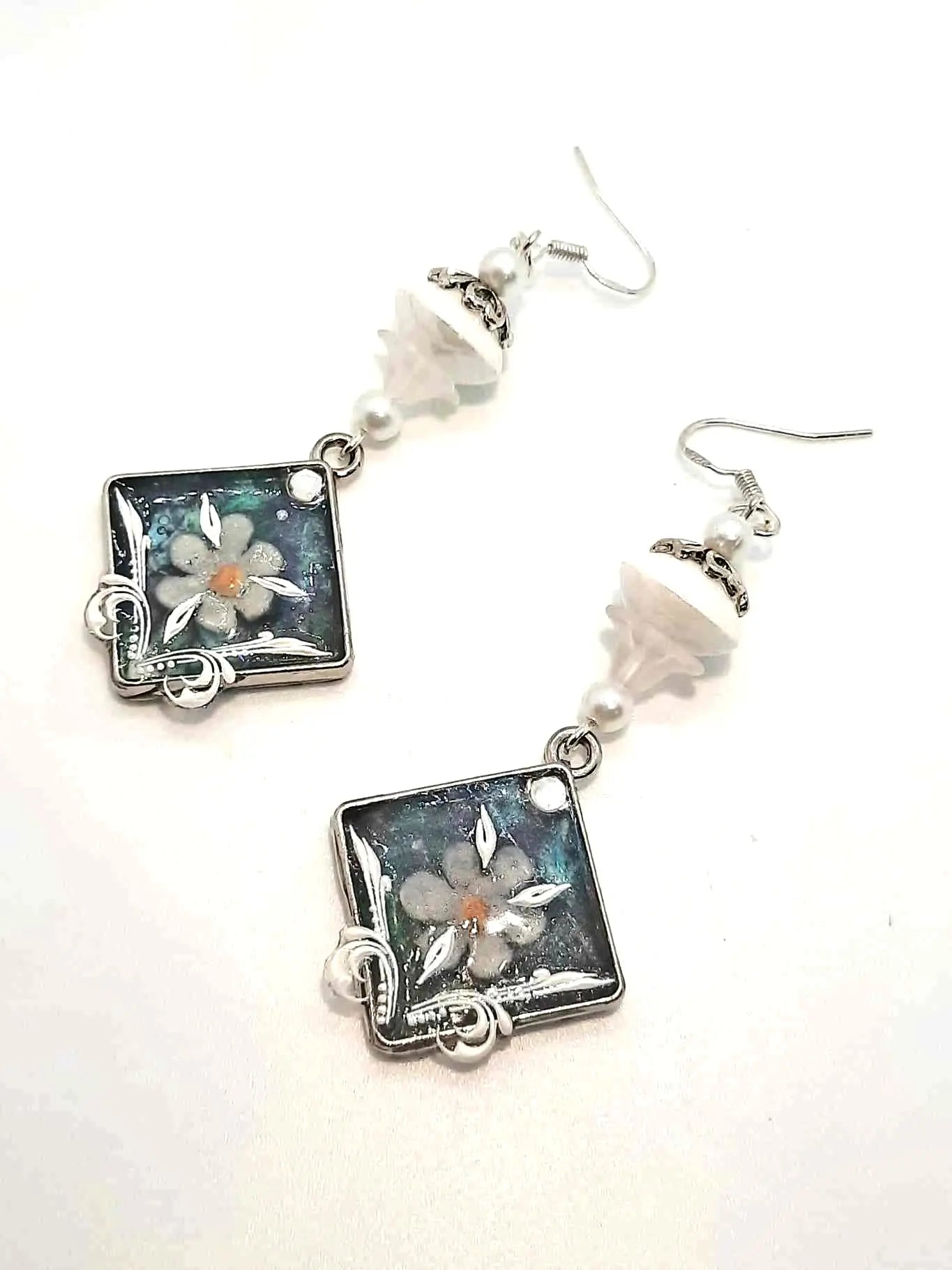 Vintage style handcrafted by Josie Earrings - Image #1
