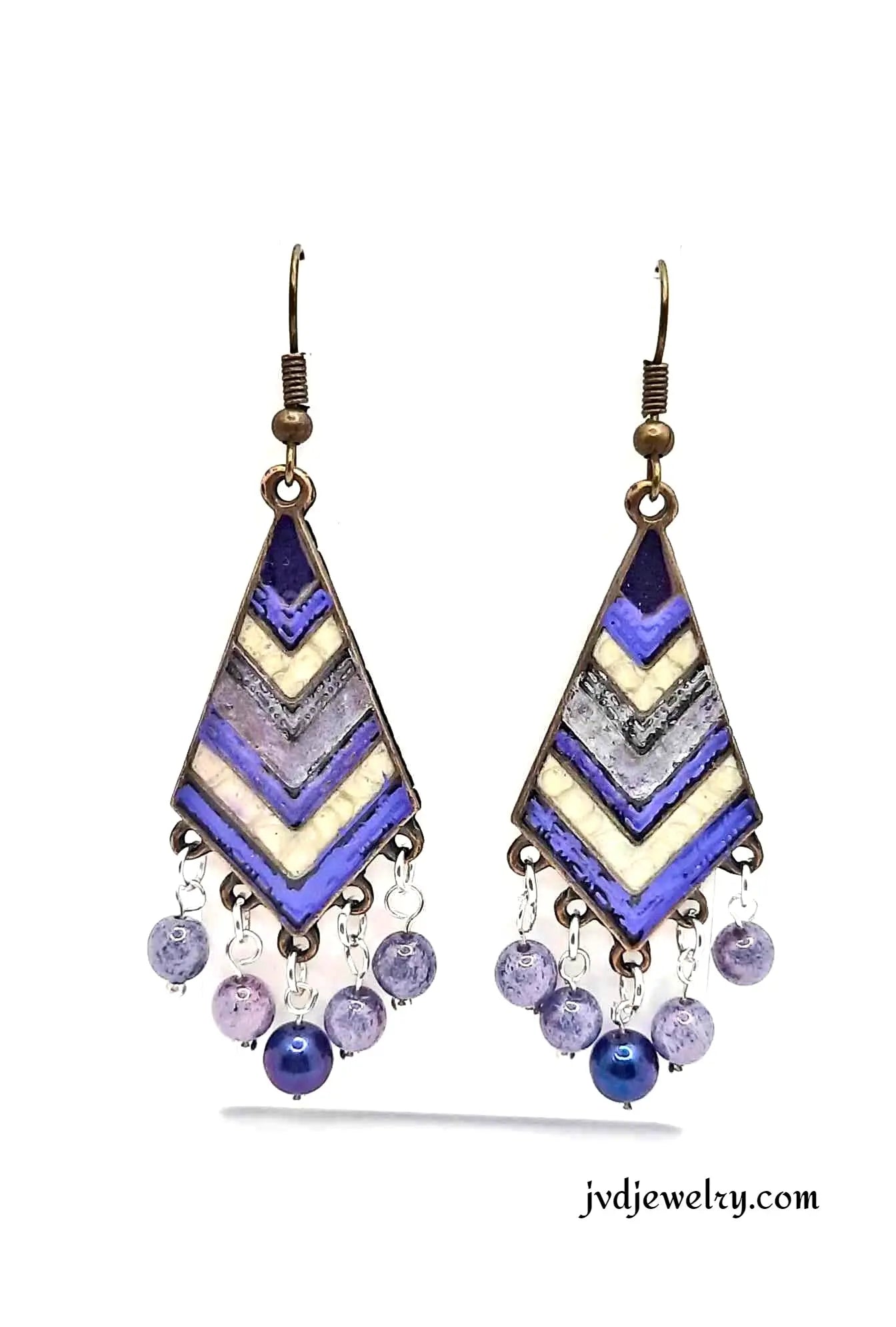 Purpl Bronze BoHo style Earrings