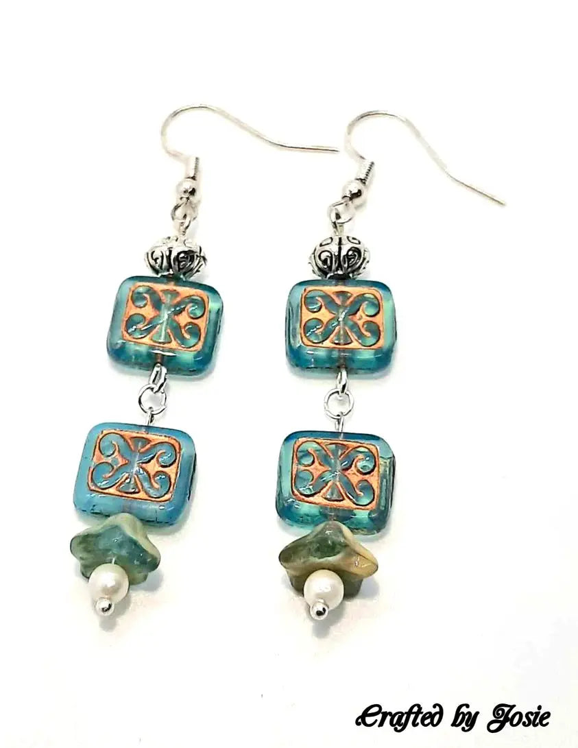 Czech beaded Earrings