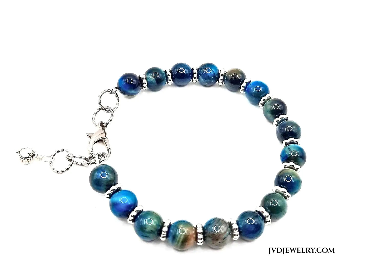 Wire wrapped Gemstones bracelet