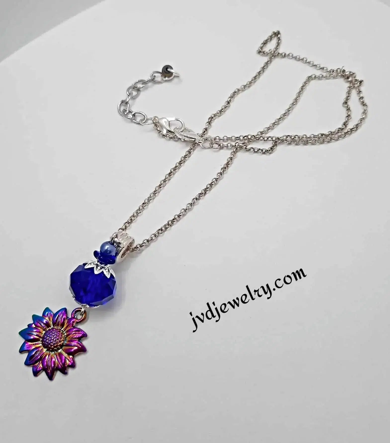 Ion Plating flower Necklace