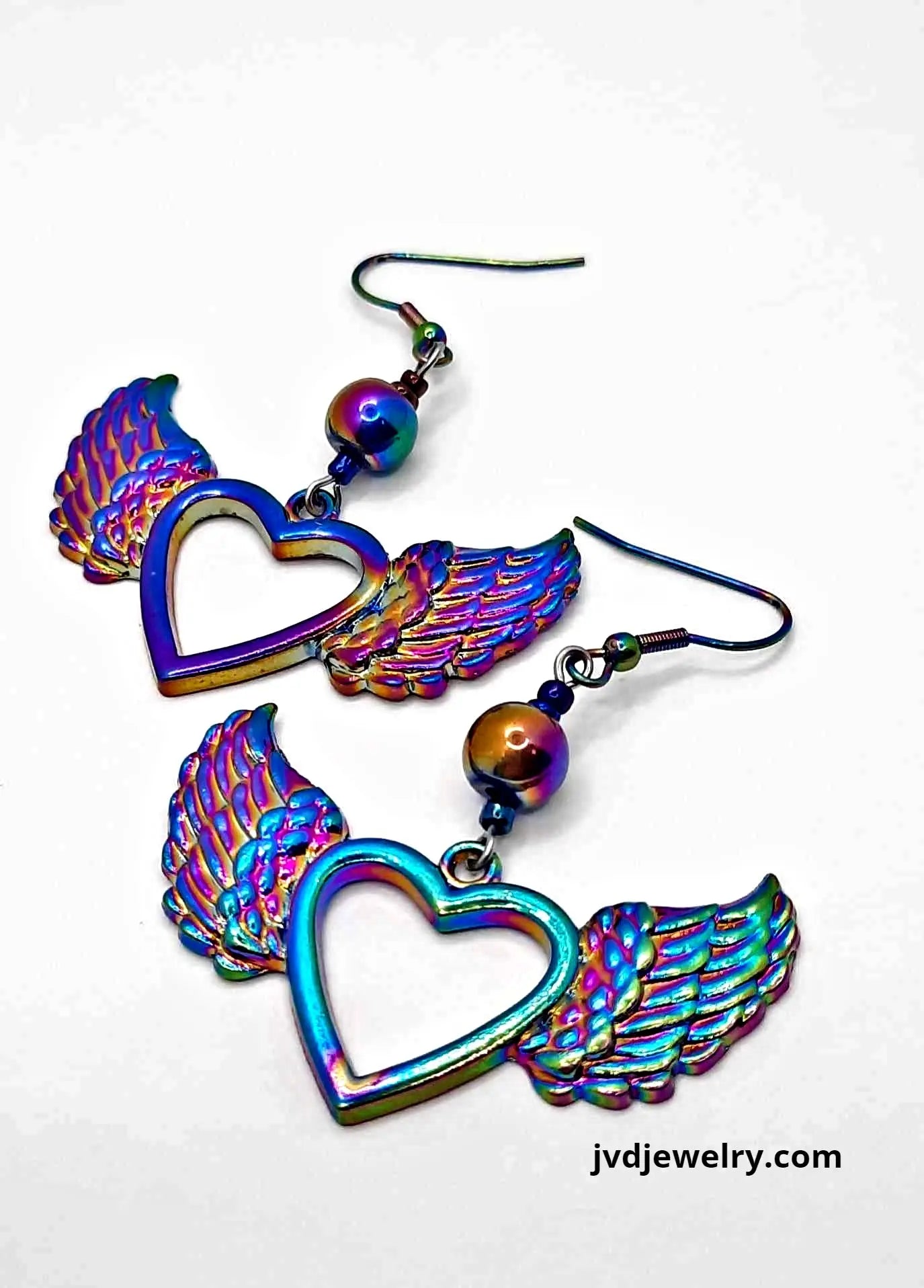 Ion plating wings women Earrings