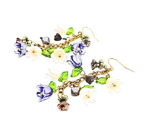 Bouquet of fleurs earrings