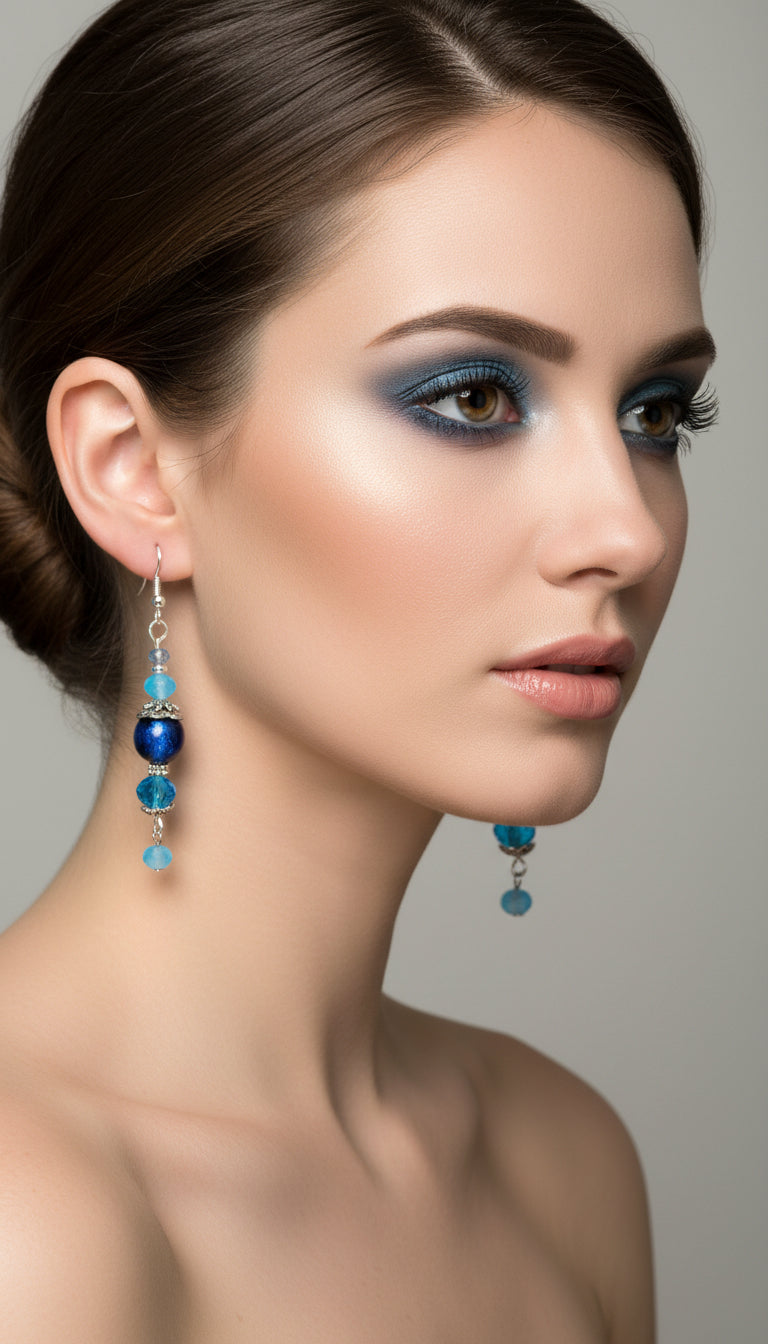 Soft feminine blue Earrings