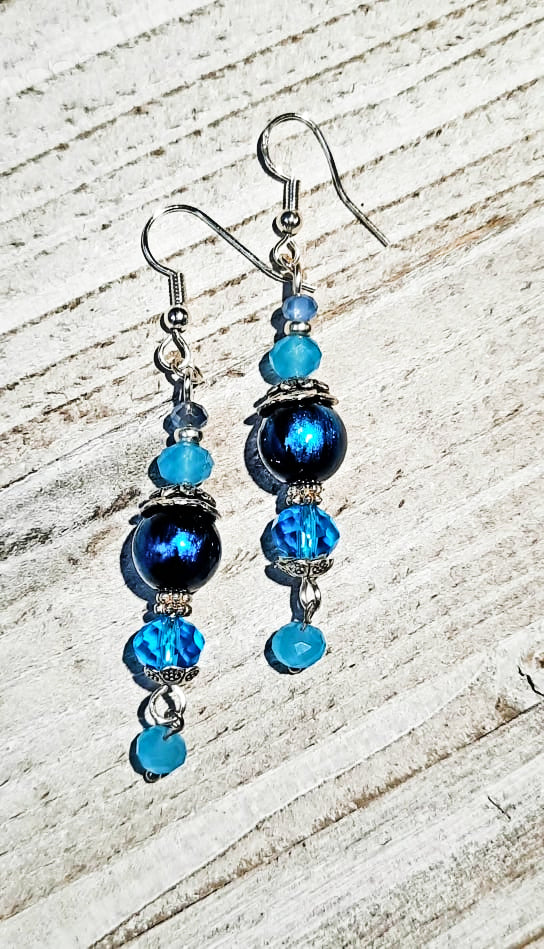 Soft feminine blue Earrings
