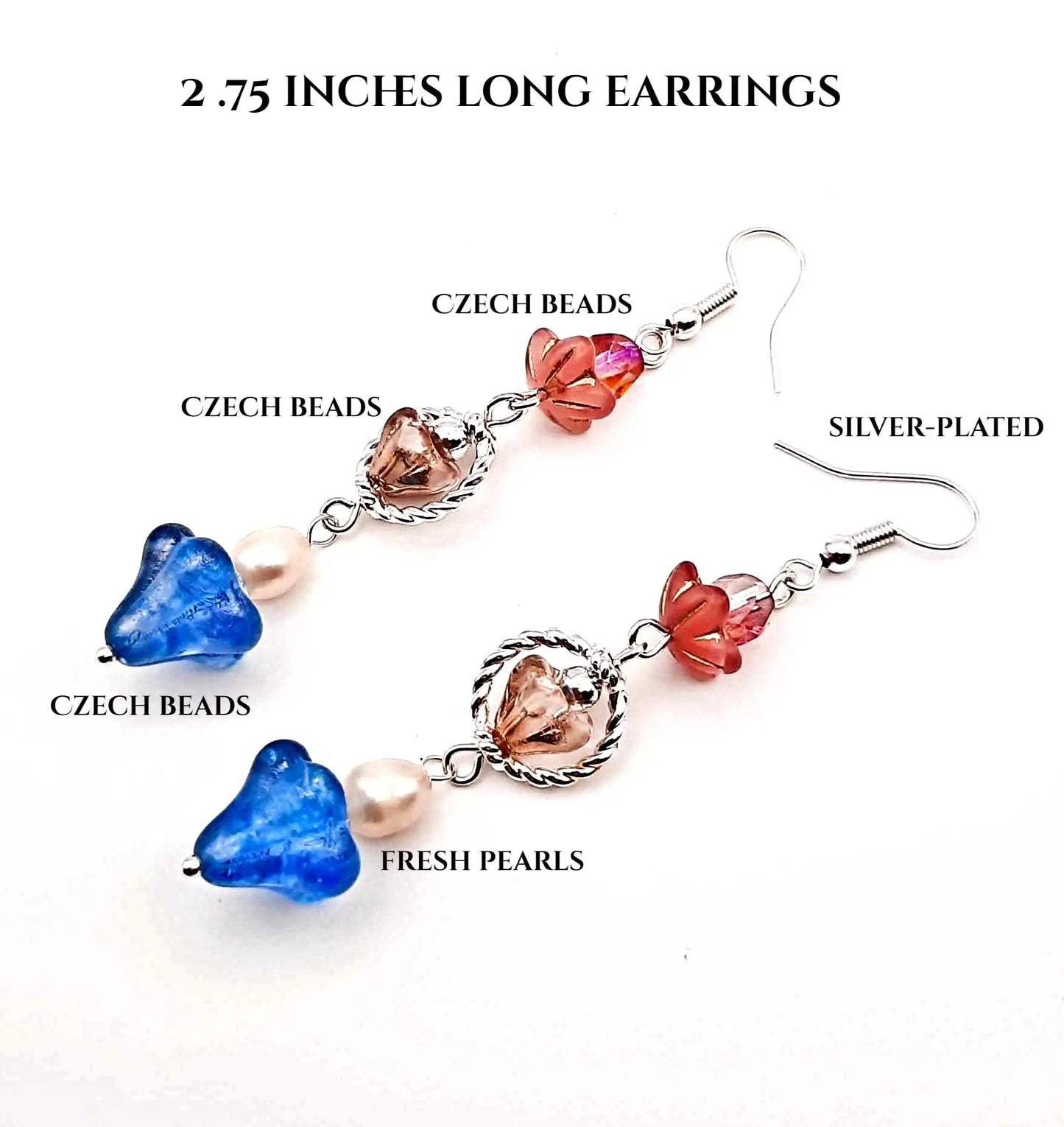 Dangle Czech collection earrings - Image #2