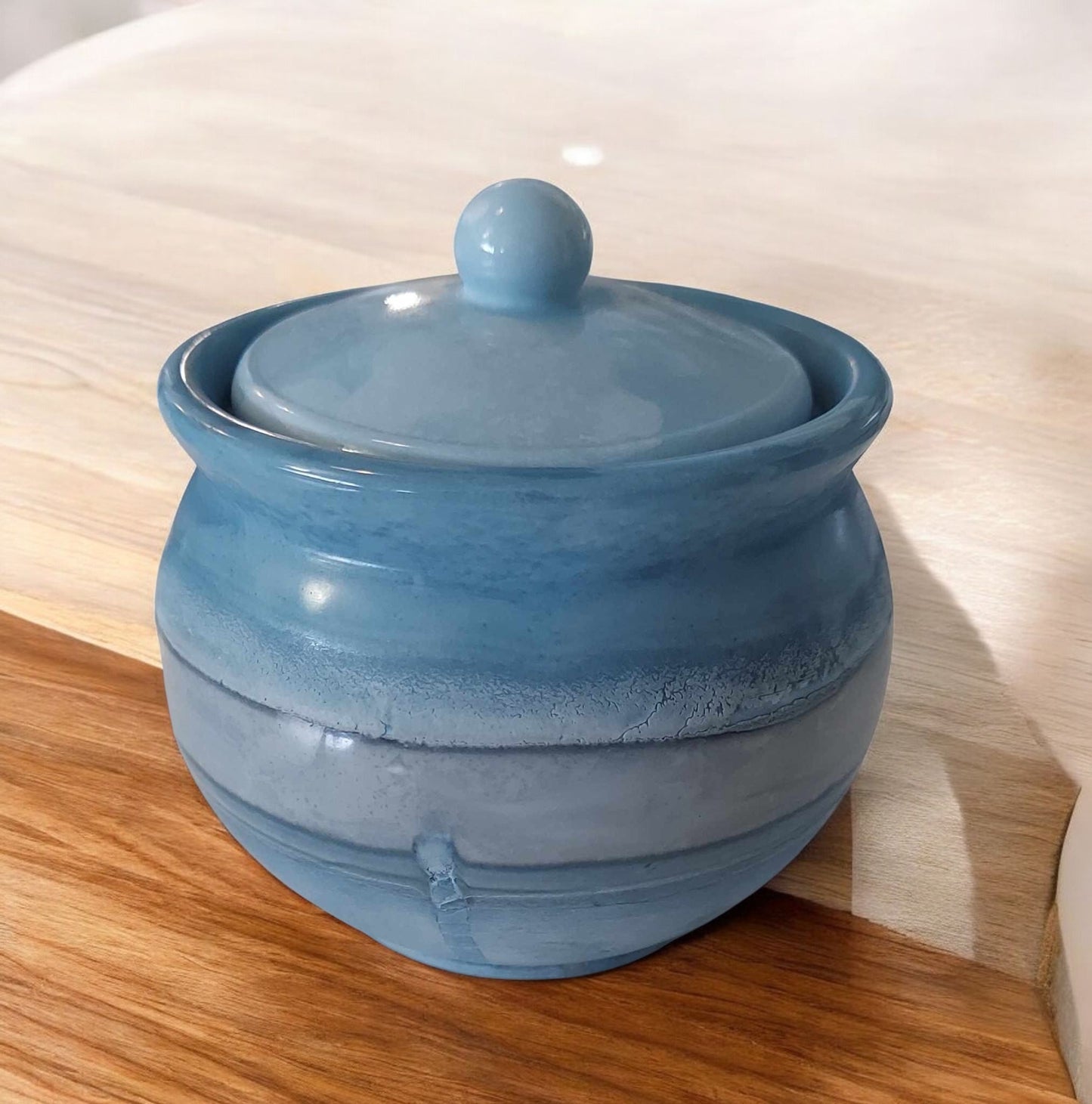 Handmade Resincrete Trinket Jar with Lid by JVD accessories