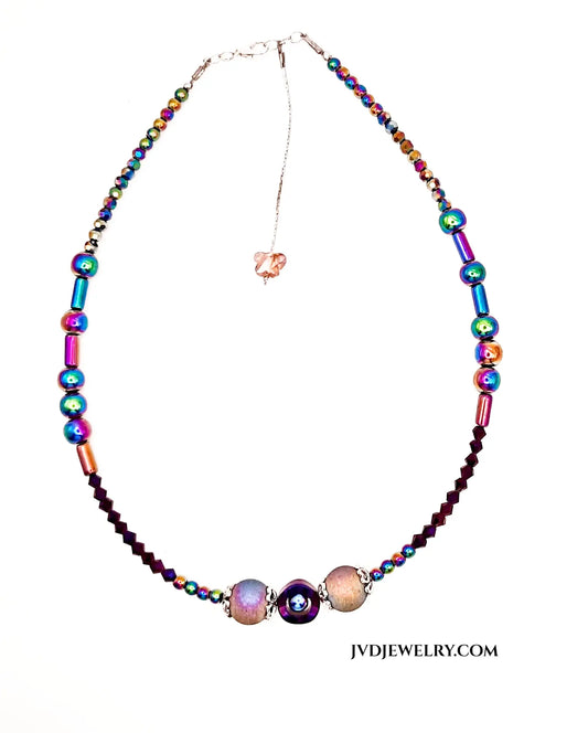 17 inches hematite Necklace - Image #1
