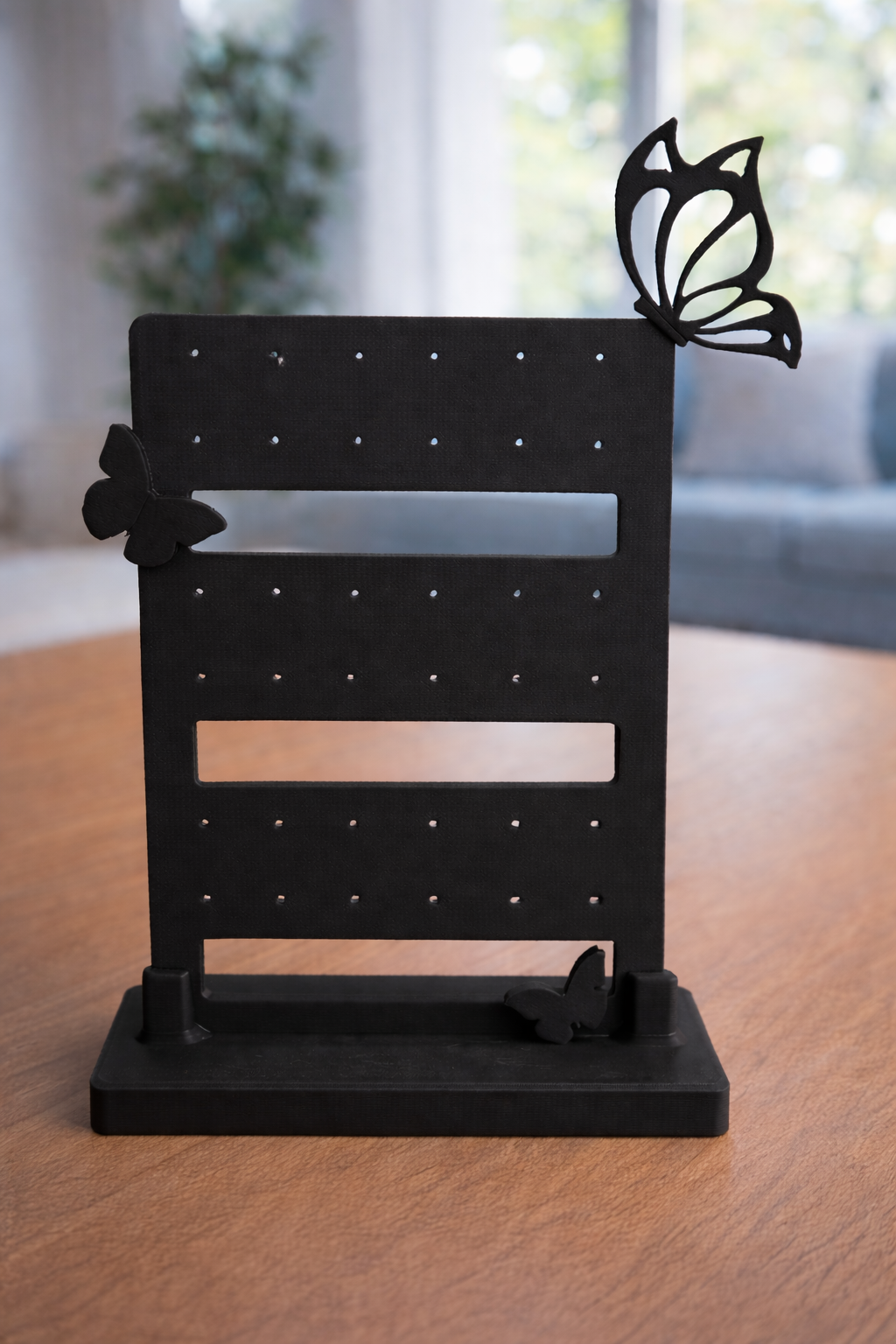 Butterfly Earring Holder – 3D Printed Jewelry Organizer (Holds 18 Pairs)