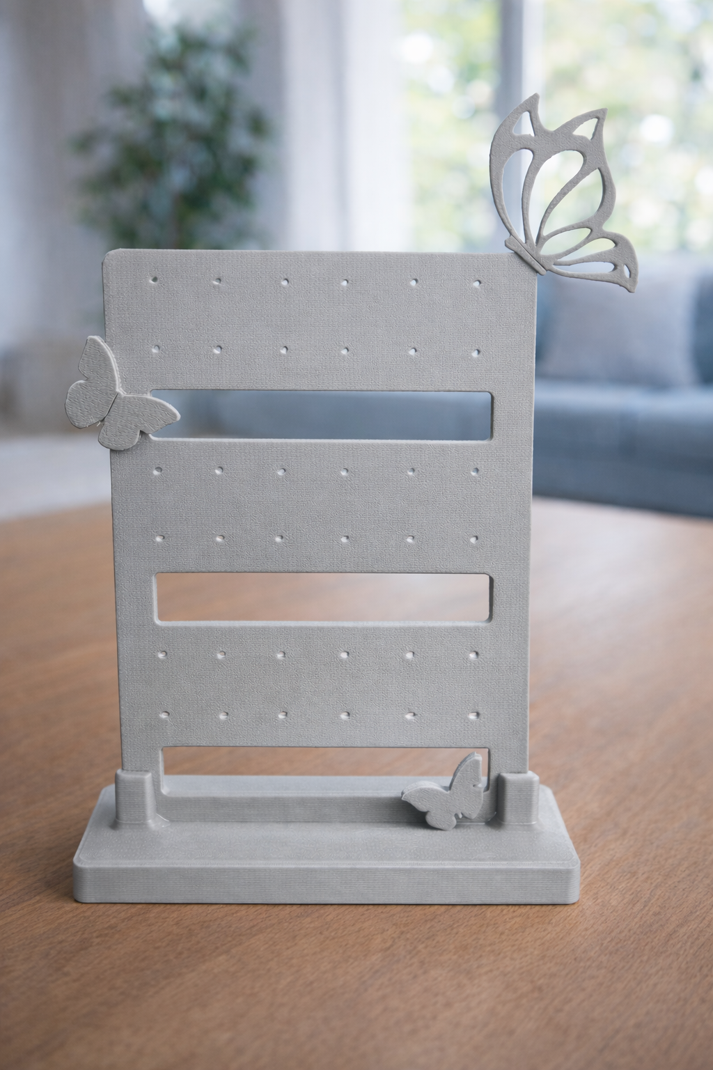 Butterfly Earring Holder – 3D Printed Jewelry Organizer (Holds 18 Pairs)