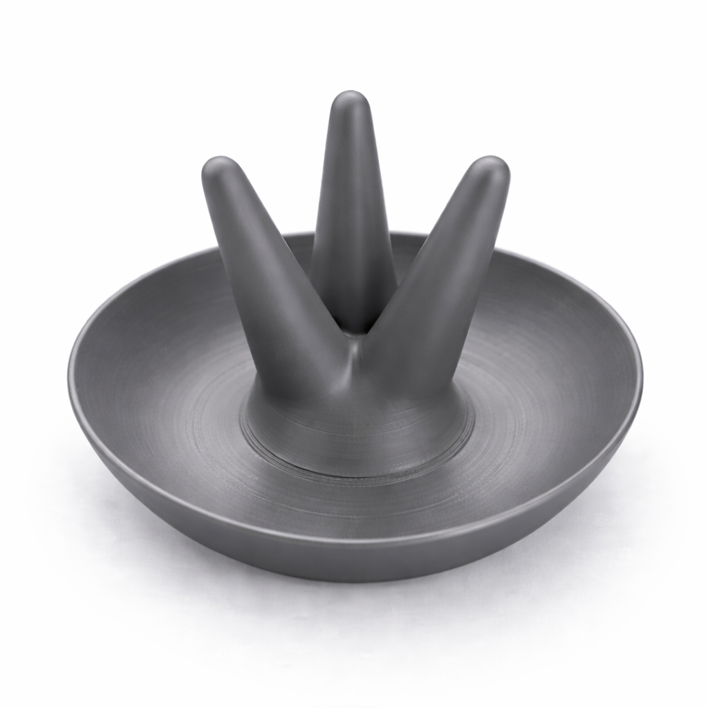 3D Printed Ring Holder – Custom Made | 3" x 4" | 5 Colors