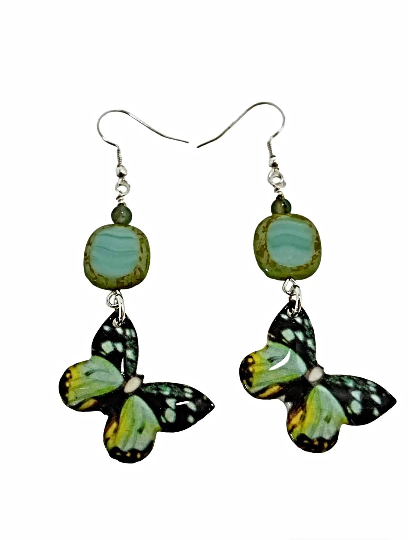 Handcrafted butterflies earrings by Linda - Image #1