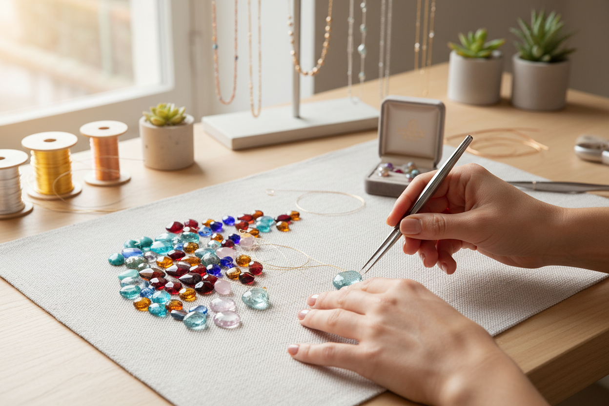 Artisan Crafting Handmade Jewelry