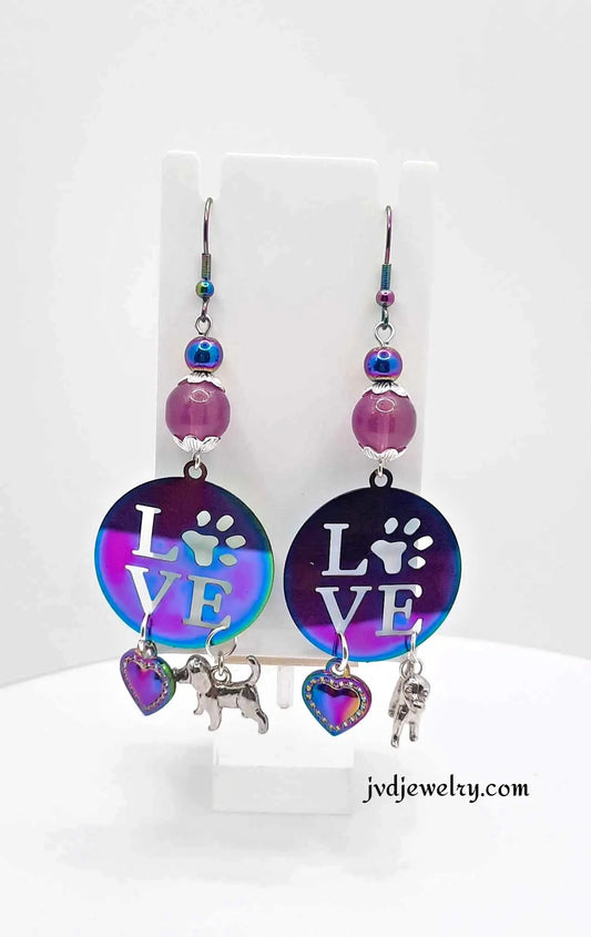 Fun Dog lover Earrings - Image #1