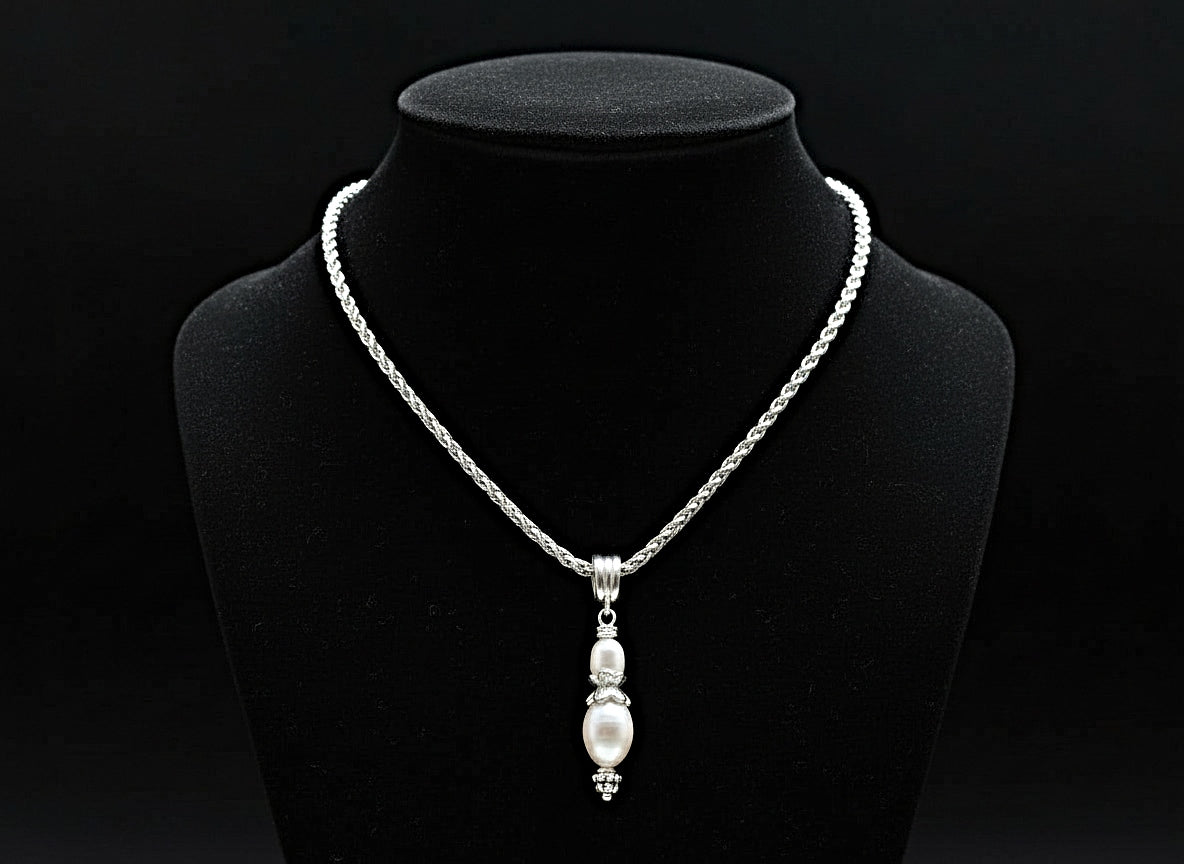 Baroque Pearl Statement Necklace-One of a Kind