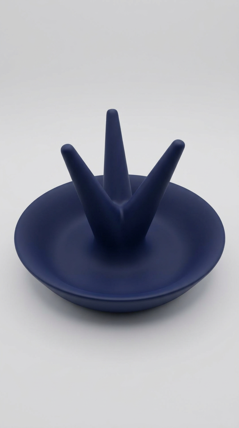 3D Printed Ring Holder – Custom Made | 3" x 4" | 5 Colors