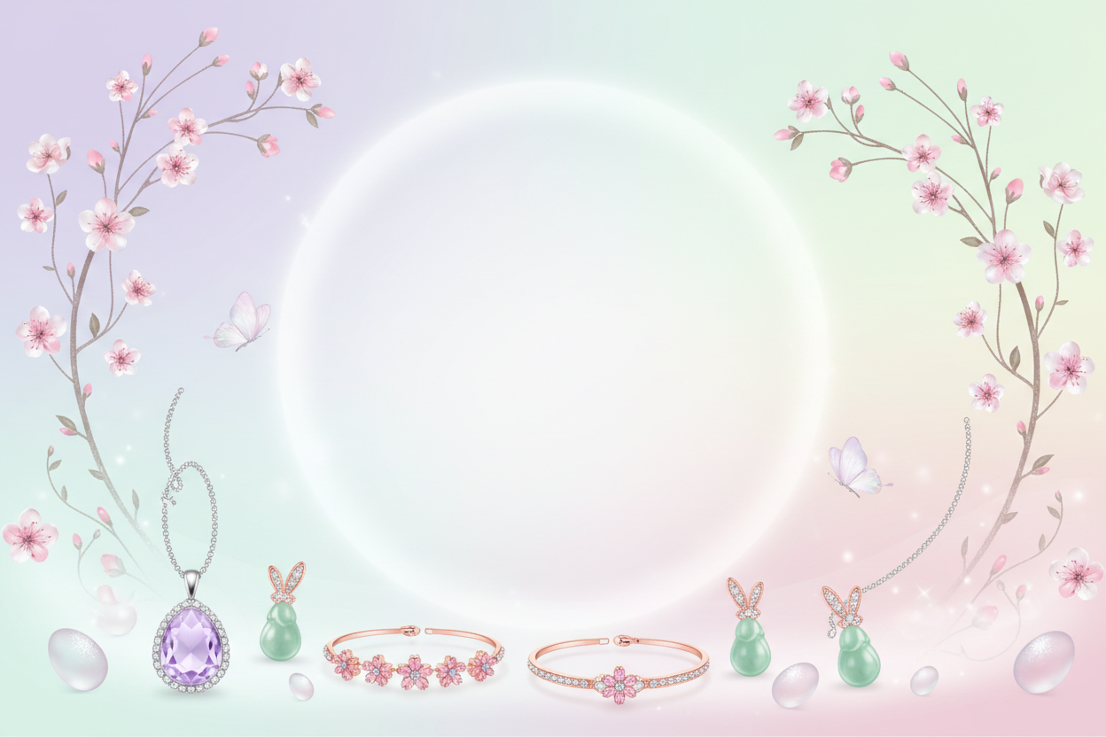 Easter Spring Jewelry Banner