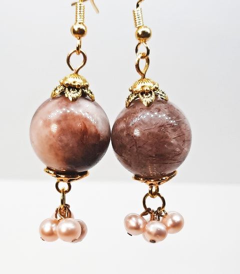 Short Freshwater pearl Earrings